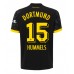 Billige Borussia Dortmund Mats Hummels #15 Udebane Fodboldtrøjer 2023-24 Kortærmet